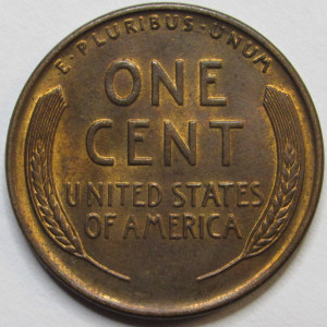 1934 Lincoln Wheat Cent - antique uncirculated American wheat penny coin