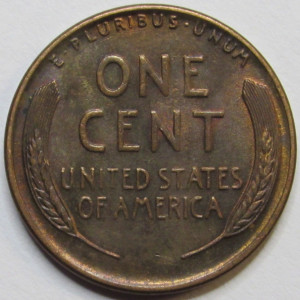 1934 Lincoln Wheat Cent - antique uncirculated American wheat penny