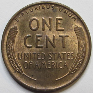 1936 Lincoln Wheat Cent - antique uncirculated American wheat penny