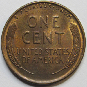 1939 Lincoln Wheat Cent - antique Great Depression era American wheat penny