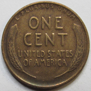 1933 Lincoln Wheat Cent - antique Great Depression American wheat penny