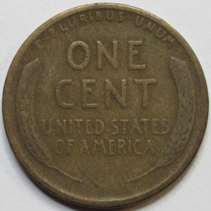 1923 S Lincoln Wheat Cent - antique San Francisco mintmark wheat penny