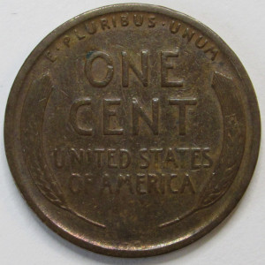 1909 VDB Lincoln Wheat Cent - antique first year of issue American wheat penny