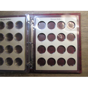CAPS Album for Morgan Dollars - 1878 to 1891 - large professional grade silver dollar storage