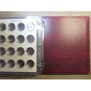 CAPS Album for Morgan Dollars - 1878 to 1891 - large professional grade silver dollar storage