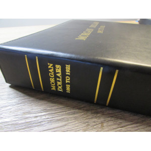 CAPS Album for Morgan Dollars - 1892 to 1921 - large black professional grade silver dollar album