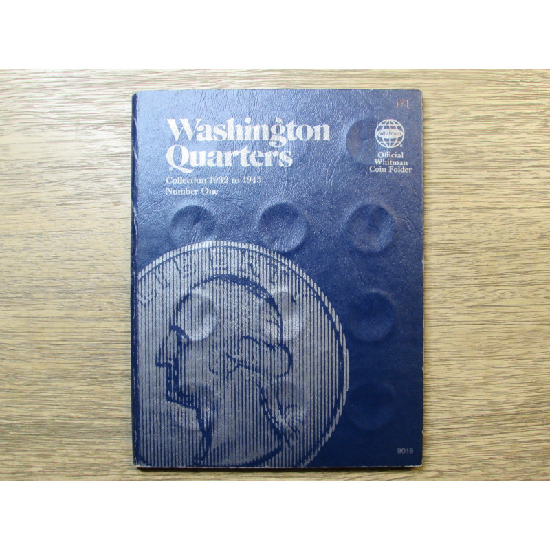 Whitman folder for Washignton Quarters - 1932-1945 - P/D/S - coin collecting supply