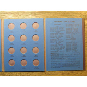Whitman folder for Washignton Quarters - 1932-1945 - P/D/S - coin collecting supply