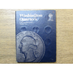 Whitman coin folder for Washington Quarters - 1946-1959 - vintage supply
