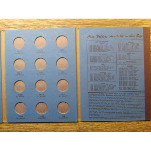 Whitman coin folder for Washington Quarters - 1946-1959 - vintage supply