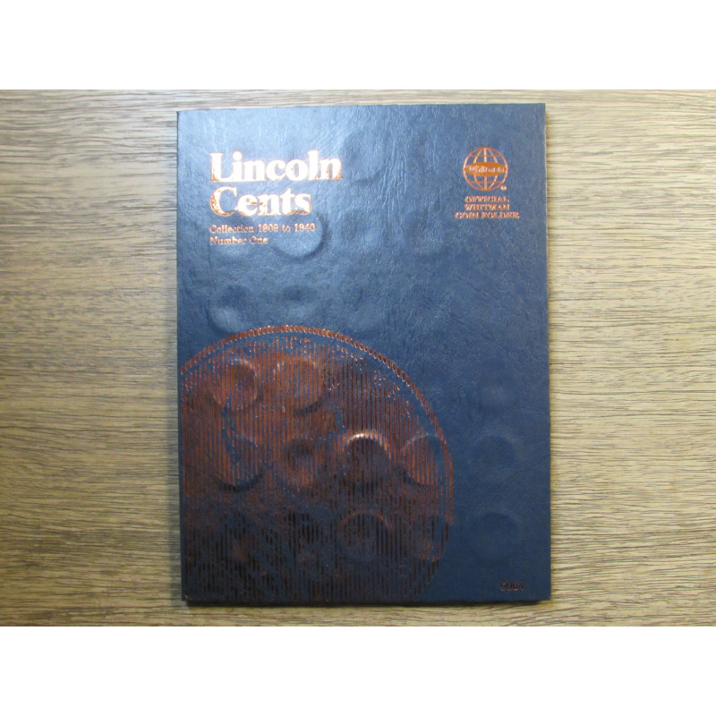 Whitman folder for Lincoln Wheat Cents - 1909-1940 - vintage supply