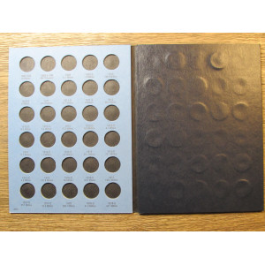 Whitman folder for Lincoln Wheat Cents - 1909-1940 - vintage supply