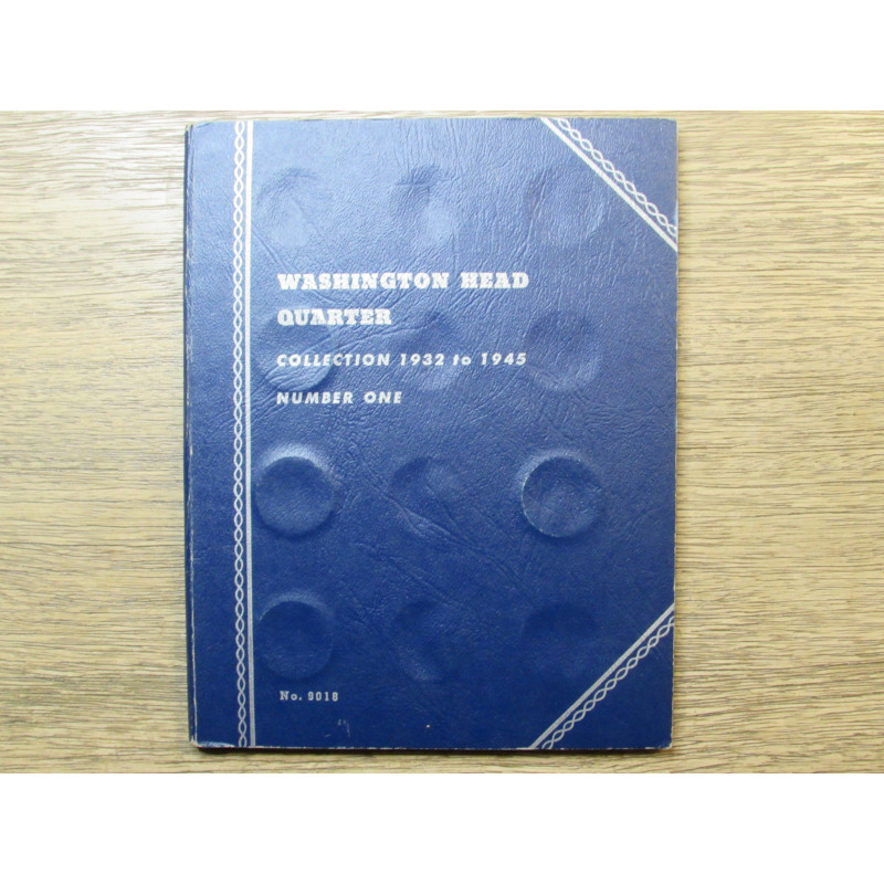 Whitman vintage coin collecting folder - Washington Quarters - 1932 to 1945