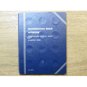 Whitman coin folder for Washington Quarters - 1932-1945 - vintage supply