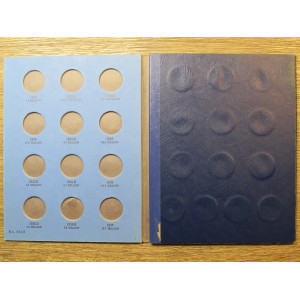 Whitman coin folder for Washington Quarters - 1932-1945 - vintage supply