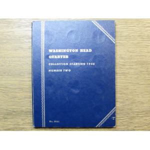 Whitman coin folder - Washington Quarters from 1946-1959 - rare print