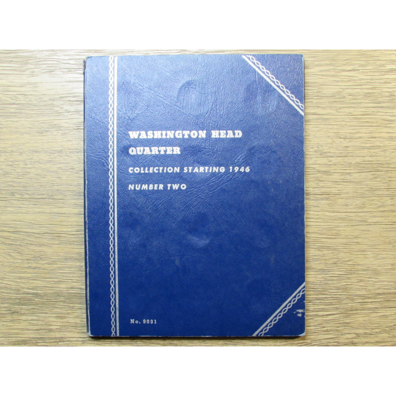 Whitman coin folder - Washington Quarters from 1946-1959 - rare print