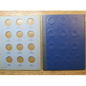 Whitman coin folder for Washington Quarters - 1932-1945 - vintage supply