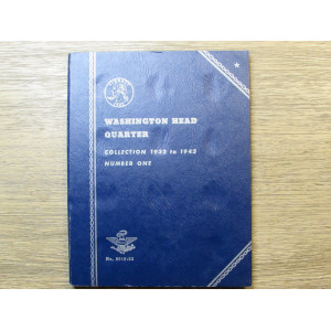 Whitman coin folder for Washington Quarters - 1932-1945 - early print