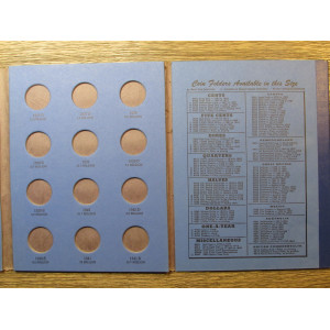 Whitman coin folder for Washington Quarters - 1932-1945 - early print
