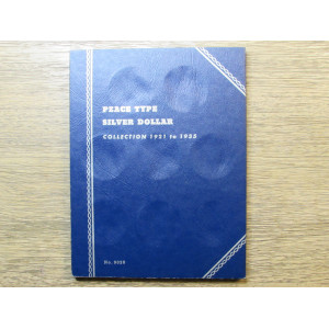 Whitman folder for Peace Dollars - 1921-1935 - vintage supply