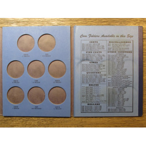 Whitman folder for Peace Dollars - 1921-1935 - vintage supply