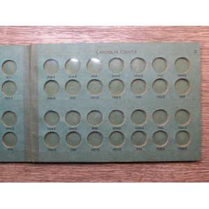 Wayte Raymond popular coin album fro Lincoln Cents