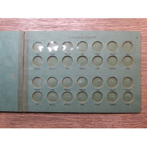 Wayte Raymond popular coin album fro Lincoln Cents