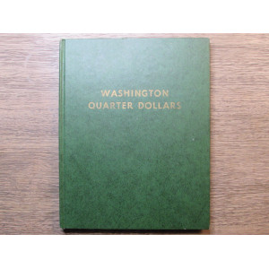 Whitman album for Washington Quarters - 1932-1962 - vintage green album
