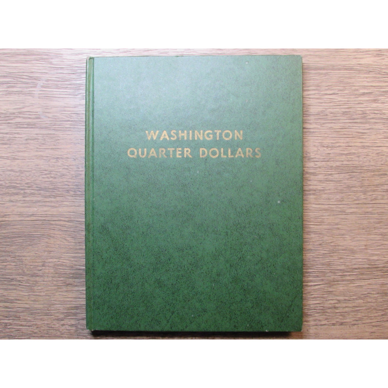 Whitman album for Washington Quarters - 1932-1962 - vintage green album