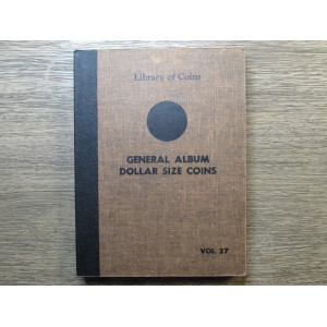 Library of Coins album for Silver Dollars - vintage coin supply