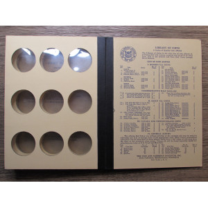 Library of Coins album for Silver Dollars - vintage coin supply