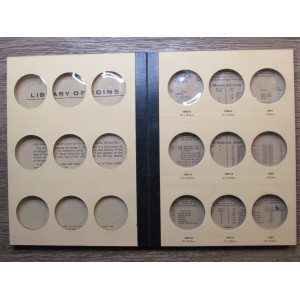 Library of Coins album for Morgan Dollars - 1897-1921 - vintage supply