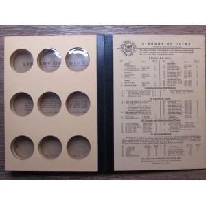 Library of Coins album for Morgan Dollars - 1897-1921 - vintage supply