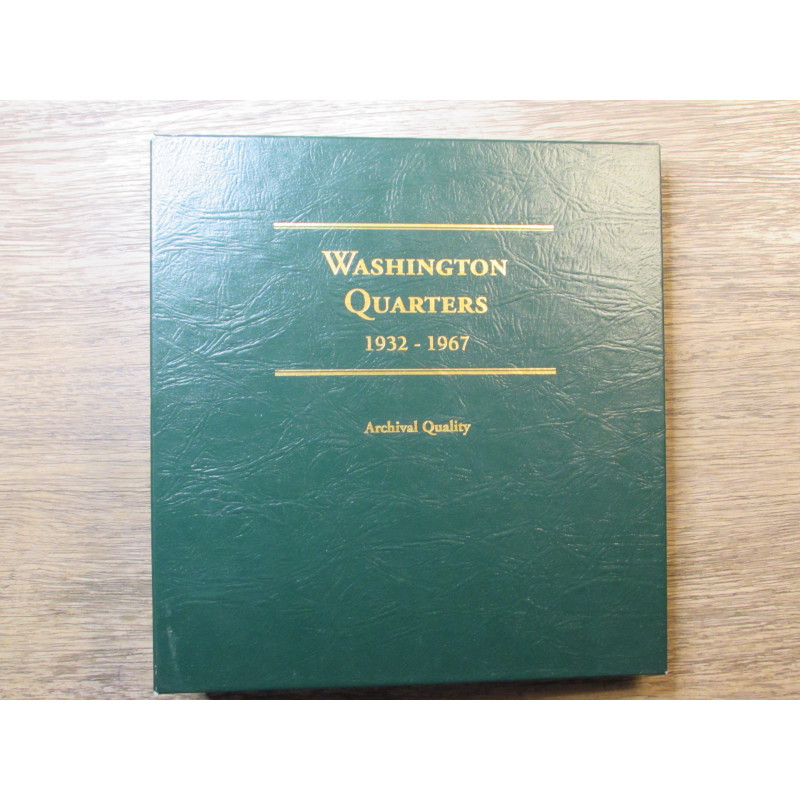Littleton coin album for Washington Quarters - 1932-1967 - professional coin supply