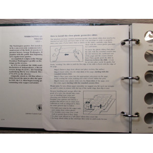 Littleton coin album for Washington Quarters - 1932-1967 - professional coin supply