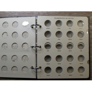 Littleton coin album for Washington Quarters - 1932-1967 - professional coin supply