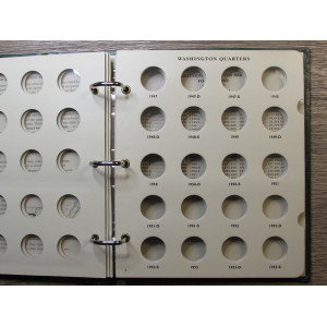 Littleton coin album for Washington Quarters - 1932-1967 - professional coin supply