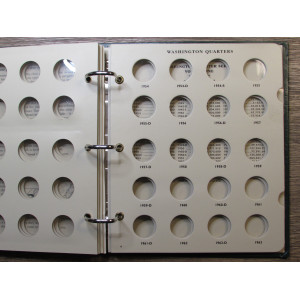 Littleton coin album for Washington Quarters - 1932-1967 - professional coin supply