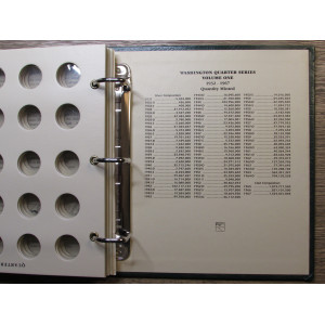 Littleton coin album for Washington Quarters - 1932-1967 - professional coin supply