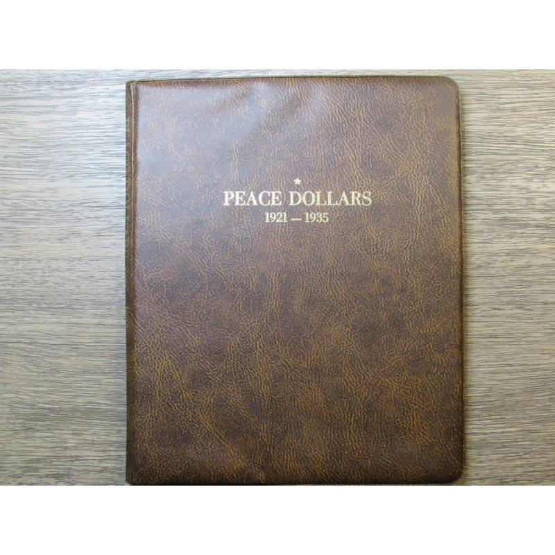 HARCO Coinmaster album for Peace Dollars - 1921-1935 - vintage supply