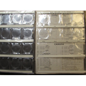 HARCO Coinmaster album for Peace Dollars - 1921-1935 - vintage supply