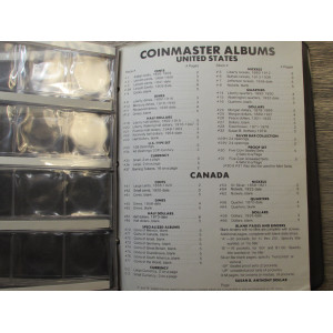 HARCO Coinmaster album for Peace Dollars - 1921-1935 - vintage supply