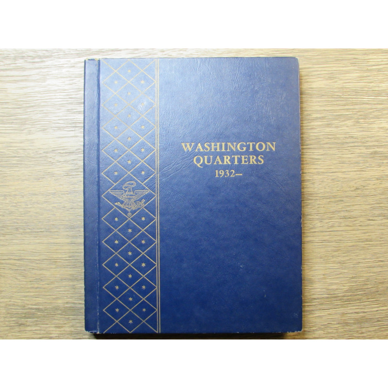 Whitman bookshelf coin album for Washington Quarters - 1932-1964 - vintage supply