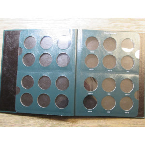 Intercept Shield coin album for Peace Dollars - 1921-1935 - with slipcase