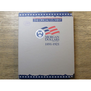 Official US Mint coin album for Morgan Dollars - 1891-1921 - vintage supply