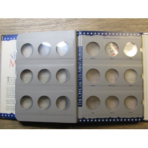 Official US Mint coin album for Morgan Dollars - 1891-1921 - vintage supply