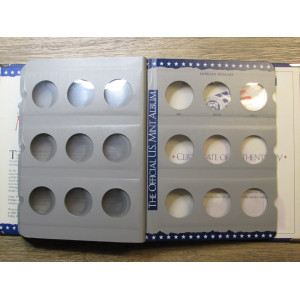 Official US Mint coin album for Morgan Dollars - 1891-1921 - vintage supply