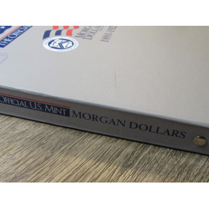 Official US Mint coin album for Morgan Dollars - 1891-1921 - vintage supply