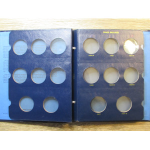 Whitman classic coin album for Peace Dollars - 1921-1935